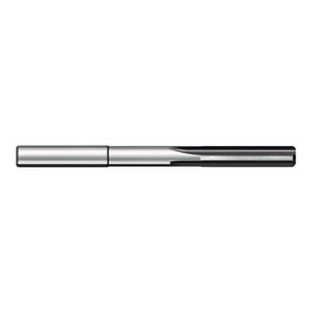 Chucking Reamer: 0.0915″ Dia, 2″ OAL, 1/2″ Flute Length, Straight Shank, Solid Carbide 4 Flute