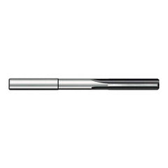 Chucking Reamer: 0.075″ Dia, 1-3/4″ OAL, 1/2″ Flute Length, Straight Shank, Solid Carbide 4 Flute