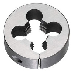 Titan USA - Round Dies; Thread Size: 3/8-16 ; Outside Diameter (Inch): 1 ; Material: High Speed Steel ; Adjustable: Yes ; Thread Direction: Right Hand ; Series/List: 790 - Exact Industrial Supply