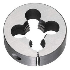 Titan USA - Round Dies; Thread Size: #8-32 ; Outside Diameter (Inch): 1 ; Material: High Speed Steel ; Adjustable: Yes ; Thread Direction: Right Hand ; Series/List: 794 - Exact Industrial Supply