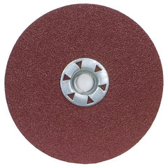 ‎7″ × 1/4″ × 5/8″-11 Fiber Disc 24 Grit Ceramic Aluminum Oxide - Exact Industrial Supply