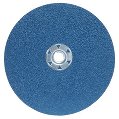 ‎7″ × 1/4″ × 5/8″-11 NorZon BlueFire F826 Fiber Disc 36 Grit Ceramic Alumina/Zirconia Alumina - Exact Industrial Supply