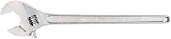 Crescent - 2-7/16" Jaw Capacity, 24" Standard Adjustable Wrench - Steel, Chrome Finish, 24" OAL - Exact Industrial Supply