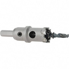Value Collection - 7/8" Diam, 1" Cutting Depth, Hole Saw - Carbide-Tipped Saw - Exact Industrial Supply