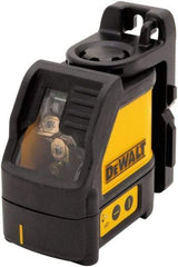 DeWALT - 2 Beam 165' Max Range Cross Line Level - Red Beam, 1/8\x94 Accuracy, Battery Included - Exact Industrial Supply