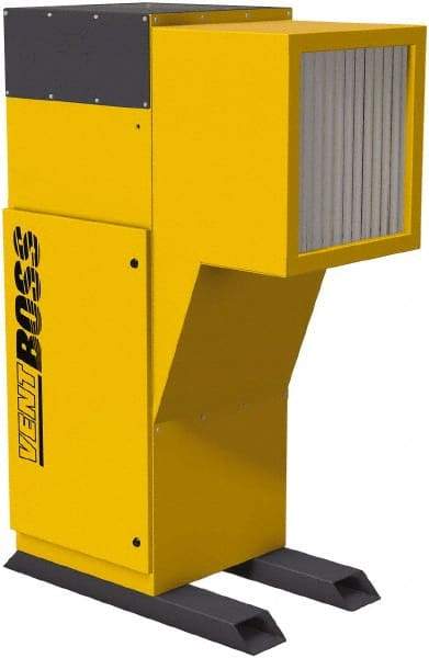 RoboVent - 1,500 CFM, 2 HP, 480 Input Voltage, Three Phase Fume Exhauster - Includes Spark Arrestance Intake, 24 Inch x 24 Inch - Exact Industrial Supply