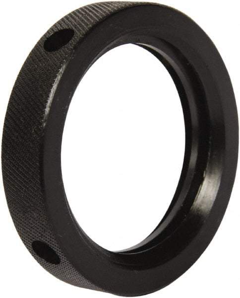 Gibraltar - 2-5 Acme Steel Right Hand Hex Jam Nut - 2-1/2" Across Flats, 1/2" High, Black Oxide Finish, 2G Class of Fit - Exact Industrial Supply