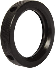 Gibraltar - 2-5 Acme Steel Right Hand Hex Jam Nut - 2-1/2" Across Flats, 1/2" High, Black Oxide Finish, 2G Class of Fit - Exact Industrial Supply