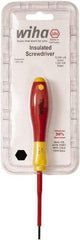 Wiha - 2.5mm Standard Hex Driver - 75mm Blade Length, 7" OAL - Exact Industrial Supply