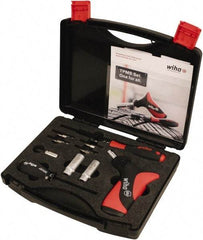 Wiha - 12 Piece Torque Tire Pressure Mounting Kit - Comes in Molded Case - Exact Industrial Supply
