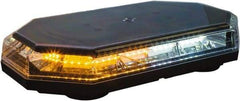 Buyers Products - Variable Flash Rate, Magnetic or Permanent Mount Emergency LED Lightbar Assembly - Powered by DC, Amber - Exact Industrial Supply