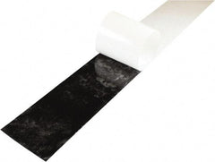 Value Collection - 3/8" Thick x 4" Wide x 36" Long, Adhesive Backed Buna-N Rubber Strip - Stock Length, 40 Shore A Durometer, 800 psi Tensile Strength, -30 to 220°F, Black - Exact Industrial Supply