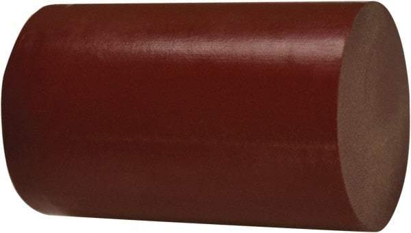 TriStar - 2' Long, 3/4" Diam, Plastic Plastic Rod - + 1/4 - 0.0" Length Tolerance, +0.020/-0.000" Diam Tolerance, 75D Hardness, Maroon - Exact Industrial Supply