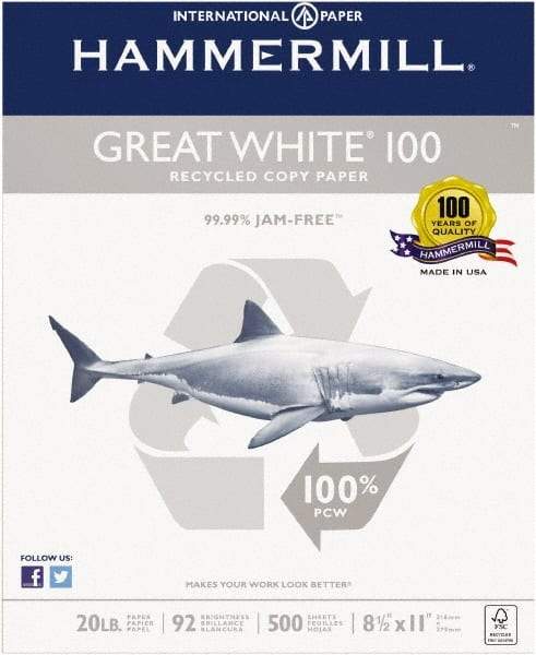 Hammermill - White Copy Paper - Use with All Office Equipment - Exact Industrial Supply