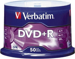 Verbatim - Silver DVD+R Disc - Use with DVD+R - Exact Industrial Supply