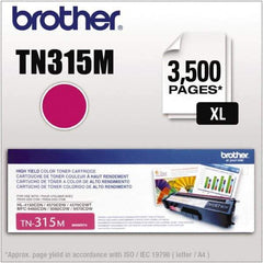 Brother - Magenta Toner Cartridge - Use with Brother HL-4150CDN, 4570CDW, 4570CDWT, MFC-9460CDN, 9560CDW, 9970CDW - Exact Industrial Supply