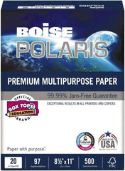 Boise - White Copy Paper - Use with Laser Printers, Copiers, Inkjet Printers - Exact Industrial Supply