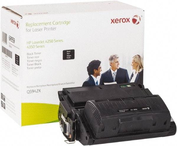 Xerox - Black Toner Cartridge - Use with HP LaserJet 4250, 4350 - Exact Industrial Supply
