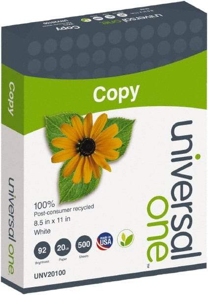 Universal One - White Copy Paper - Use with Copiers - Exact Industrial Supply
