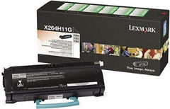 Lexmark - Black Toner Cartridge - Use with Lexmark X264, X364 - Exact Industrial Supply