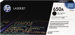 Hewlett-Packard - Black Toner Cartridge - Use with HP Color LaserJet Enterprise CP5525, M750 - Exact Industrial Supply