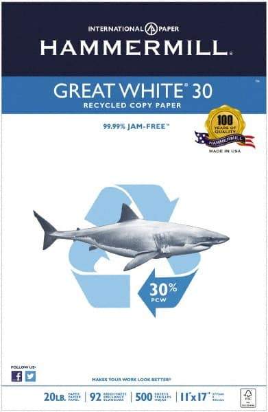 Hammermill - White Copy Paper - Use with Laser Printers, Inkjet Printers, Copiers - Exact Industrial Supply
