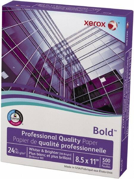 Xerox - White Copy Paper - Use with Laser & Inkjet Printers, Laser & Inkjet Copiers - Exact Industrial Supply