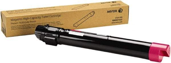 Xerox - Magenta Toner Cartridge - Use with Xerox Phaser 7500 - Exact Industrial Supply