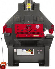 Edwards Manufacturing - 11" Throat Depth, 120 Ton Punch Pressure, 1-1/2" in 1" Punch Capacity Ironworker - 3 Phase, 230 Volts - Exact Industrial Supply