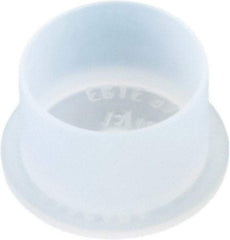 Caplugs - 0.99" ID, Push-On, Round Head Cap - 21/32" Long, Low-Density Polyethylene, Natural (Color) - Exact Industrial Supply