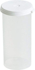 Caplugs - Beakers & Pipettes - 2DRAM WHITE 350/PK POLYP STERILIZATION VIAL - Exact Industrial Supply