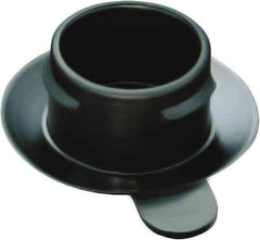 Caplugs - Push-In Finishing Plugfor 9/16 SAE Thread - 0.81 OD, Low-Density Polyethylene, Black - Exact Industrial Supply