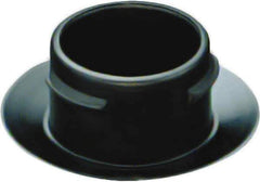 Caplugs - Push-In Finishing Plugfor 1/8 NPT, 3/8 SAE Thread - 0.317" ID, 0.59 OD, 0.24" Deep, Low-Density Polyethylene, Black - Exact Industrial Supply