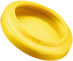 Caplugs - 7.2" ID, Flexible, Round Head Flange Cap - 1-19/64" Long, Vinyl, Blue - Exact Industrial Supply