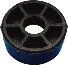 Caplugs - Round Head Core Plug - 3" OD, Polypropylene Copolymer, Black - Exact Industrial Supply