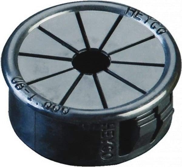 Caplugs - Nylon Universal Bushing for 0.437" Conduit - For Use with Cables, Hose, Shafts & Tubing - Exact Industrial Supply