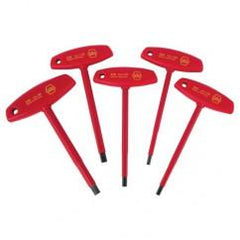 5PC INSULATED T-HANDLE HEX SET-MM - Exact Industrial Supply
