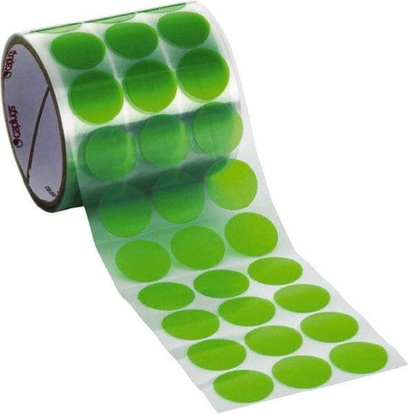 Caplugs - Green Polyester Film High Temperature Masking Tape - Series PC05500, 3.5 mil Thick - Exact Industrial Supply