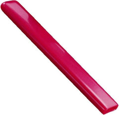 Caplugs - 3/16" x 1/2" x 1/2", Rectangular Head Finishing Cap/Grip - 1" Long, Vinyl, Red - Exact Industrial Supply