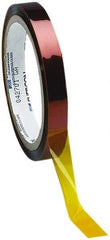 Caplugs - 15mm Wide x 33 m Long Amber Polyamide High Temperature Masking Tape - Series 22-15MM, 2.5 mil Thick - Exact Industrial Supply