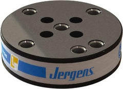 Jergens - 130mm Long x 130mm Wide x 35mm High Steel Fixture Plate - 35mm Plate Thickness - Exact Industrial Supply