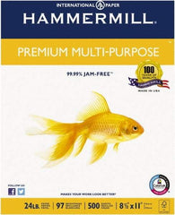 Hammermill - 8-1/2" x 11" White Copy Paper - Use with All Office Equipment - Exact Industrial Supply