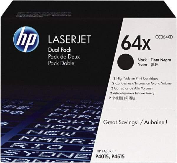 Hewlett-Packard - Black Toner Cartridge - Use with HP LaserJet P4015, P4515 - Exact Industrial Supply