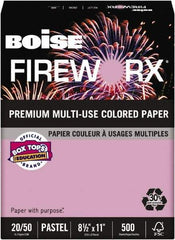 Boise - 8-1/2" x 11" Echo Orchid Colored Copy Paper - Use with Laser Printers, Copiers, Plain Paper Fax Machines, Multifunction Machines - Exact Industrial Supply