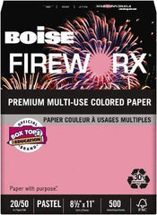 Boise - 8-1/2" x 11" Cherry Coiled Phone Cord - Use with Laser Printers, Copiers, Plain Paper Fax Machines, Multifunction Machines - Exact Industrial Supply