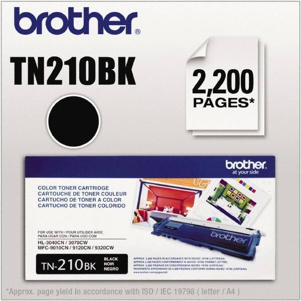 Brother - Black Toner Cartridge - Use with Brother HL-3040CN, 3045CN, 3070CW, 3075CW, MFC-9010CN, 9120CN, 9125CN, 9320CW, 9325CW - Exact Industrial Supply