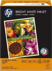 Hewlett-Packard - 8-1/2" x 11" White Colored Copy Paper - Use with Inkjet Printers - Exact Industrial Supply
