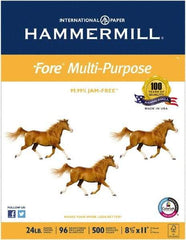 Hammermill - 8-1/2" x 11" White Copy Paper - Use with Inkjet Printers - Exact Industrial Supply