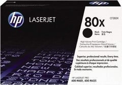 Hewlett-Packard - Black Toner Cartridge - Use with HP LaserJet Pro 400 M401, 400 MFP M425 - Exact Industrial Supply