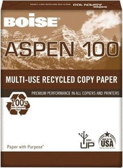 Boise - 8-1/2" x 11" White Copy Paper - Use with Laser Printers, Copiers, Inkjet Printers, Fax Machines, Multifunction Machines - Exact Industrial Supply